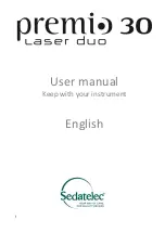 Sedatelec Premio 30 laser duo User Manual preview