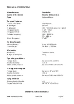 Preview for 14 page of Sedatelec Premio 30 laser duo User Manual