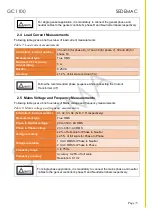 Preview for 15 page of SEDEMAC GC1100 User Manual