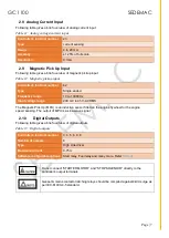 Preview for 17 page of SEDEMAC GC1100 User Manual