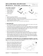 Preview for 7 page of Sedna Aire CM Multi Split Series Installation Manual And User'S Manual