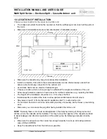 Preview for 13 page of Sedna Aire CM Multi Split Series Installation Manual And User'S Manual