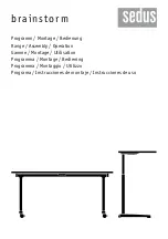 Preview for 1 page of Sedus brainstorm Assembly & Operation