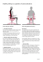 Preview for 7 page of Sedus swing up Instructions For Use Manual