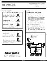 Предварительный просмотр 2 страницы See Water Oil Smart OSS-100 Installation And Operation Manual