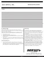 Preview for 2 page of See Water Oil Smart OSS20R6 Quick Start Manual