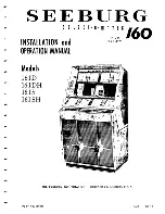 Preview for 1 page of Seeburg 161 D Installation And Operation Manual