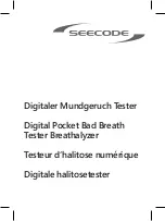 Preview for 1 page of Seecode 20207 Manual