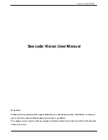 Preview for 32 page of Seecode vision HF920 User Manual