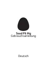 Preview for 14 page of Seed Pli Mg User Manual