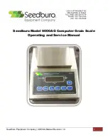 Seedburo 9000AG Operating And Service Manual preview