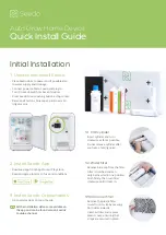 Предварительный просмотр 1 страницы Seedo Auto Grow Home Device Quick Install Manual