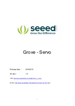 Seeed Grove - Servo Max Quick Manual preview