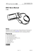 Preview for 1 page of SeeedStudio DSO Nano Manual