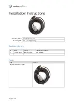 Preview for 1 page of Seeing Machines MiX interface cable Installation Instructions