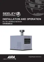 Preview for 1 page of SEELEY INTERNATIONAL AIRA DU SD Series Installation And Operation Manual