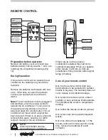 Preview for 8 page of Seeley Climate Master CM12W Owner'S Manual