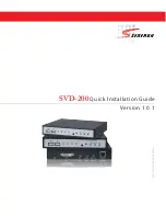 Предварительный просмотр 1 страницы Seenergy SVD-200 Quick Installation Manual