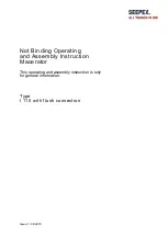 Preview for 2 page of Seepex Macerator 110 Series Not Binding Operating And Assembly Instruction