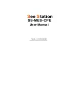 SEESTATION SS-MES-CPE User Manual preview