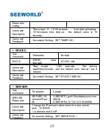 Preview for 15 page of Seeworld S117 User Manual