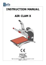 Sefa AIR CLAM X Instruction Manual preview