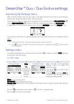 Preview for 13 page of SEFAM DreamStar Duo Clinician And Home Care Provider User Manual