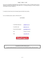 Preview for 3 page of SEFRAM 7817B User Manual