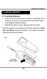 Preview for 25 page of SEFRAM 9892 User Manual