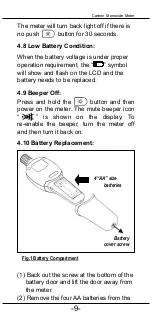 Предварительный просмотр 22 страницы SEFRAM 9893 Instruction Manual