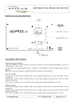 Предварительный просмотр 4 страницы SEFRAM MDPP 2000 Technical Notice