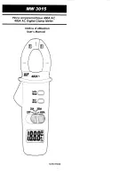 SEFRAM MW 3015 User Manual предпросмотр