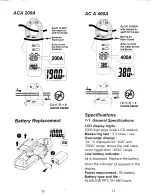 Предварительный просмотр 8 страницы SEFRAM MW 3015 User Manual