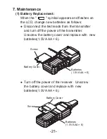 Предварительный просмотр 23 страницы SEFRAM MW9520 Instruction Manual