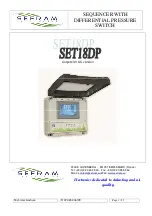 SEFRAM SEQUENCER SET18DP Manual предпросмотр