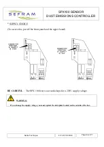 Предварительный просмотр 8 страницы SEFRAM SPX 100 V4 Technical Notice