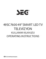 Предварительный просмотр 1 страницы Seg 49SC7600 Operating Instructions Manual