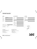 Предварительный просмотр 93 страницы Seg 49SC7600 Operating Instructions Manual