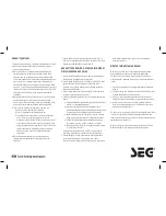 Предварительный просмотр 94 страницы Seg 49SC7600 Operating Instructions Manual