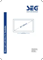 Seg Cordoba 66cm Operating Instructions Manual preview