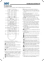 Preview for 11 page of Seg Cordoba 66cm Operating Instructions Manual