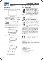 Preview for 56 page of Seg Cordoba 66cm Operating Instructions Manual