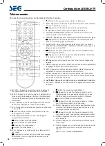 Preview for 66 page of Seg Cordoba 66cm Operating Instructions Manual