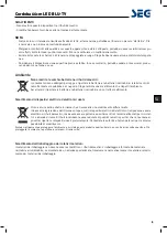 Preview for 89 page of Seg Cordoba 66cm Operating Instructions Manual