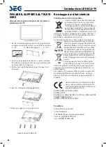 Preview for 108 page of Seg Cordoba 66cm Operating Instructions Manual