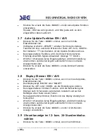 Preview for 17 page of Seg CR 105K Operating Instructions Manual