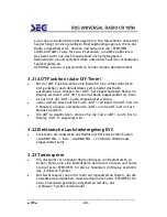 Preview for 23 page of Seg CR 105K Operating Instructions Manual