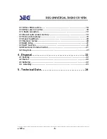 Preview for 34 page of Seg CR 105K Operating Instructions Manual