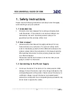 Preview for 35 page of Seg CR 105K Operating Instructions Manual