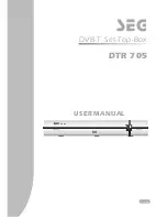 Seg DTR 705 User Manual предпросмотр